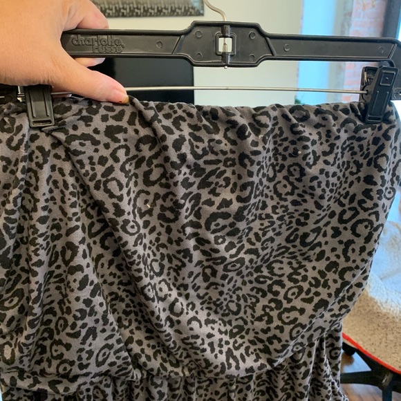 Beautiful souls jumpsuit navy blue leopard print - Picture 2 of 3